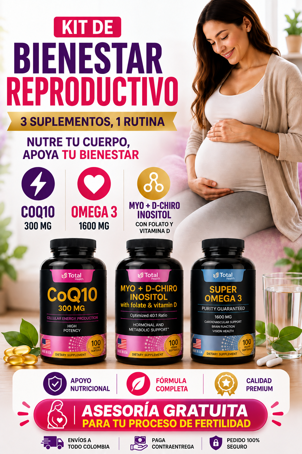 KIT FERTILIDAD Y OVULACION OFICIAL