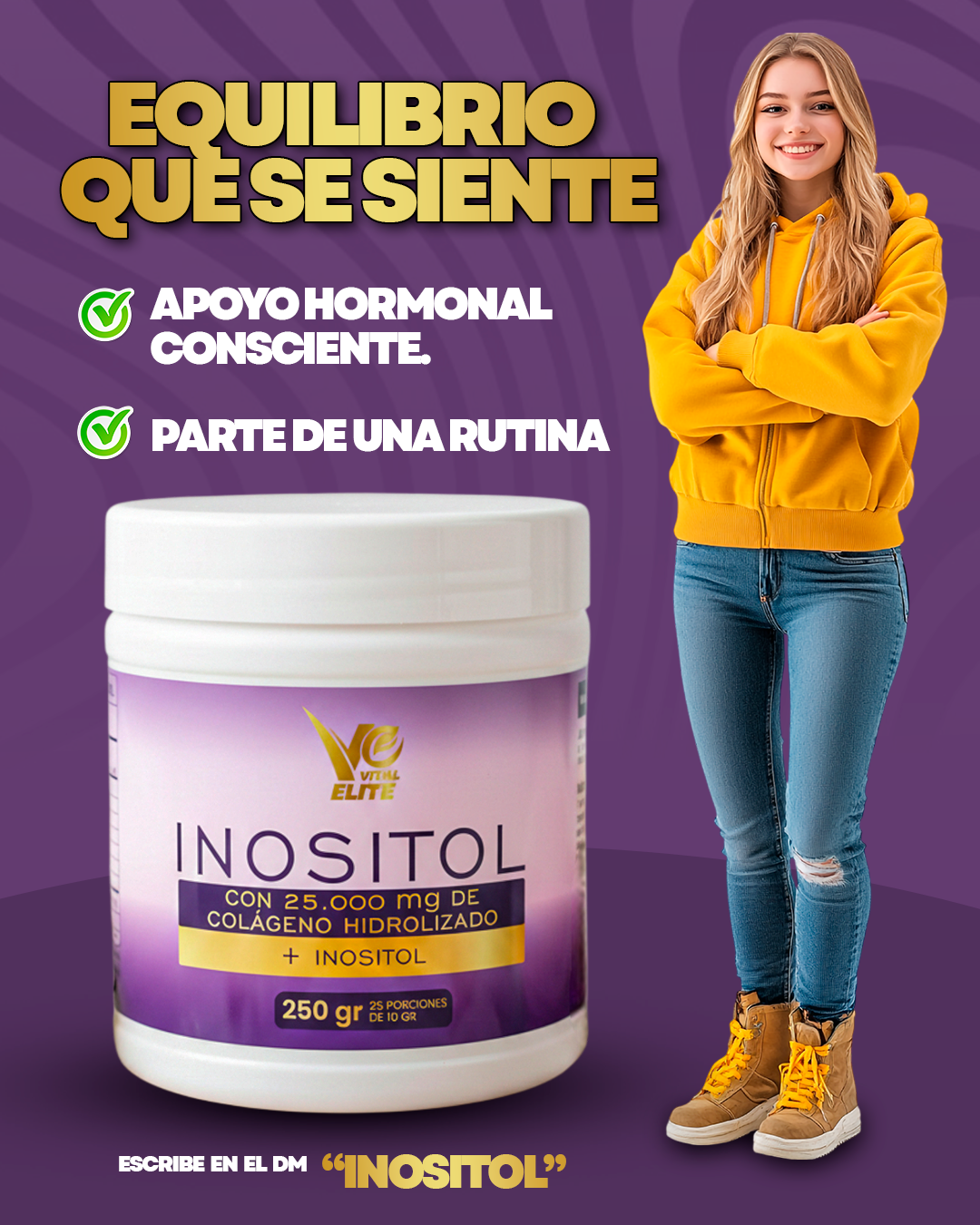 INOSITOL EN POLVO-VITAL ELITE (D.P)